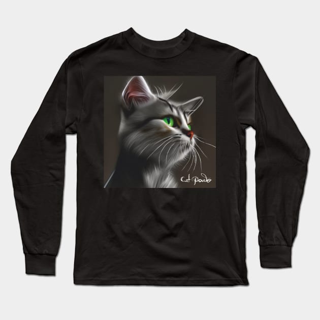 whiskers Long Sleeve T-Shirt by kokonft